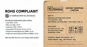 RoHS appliance label proof