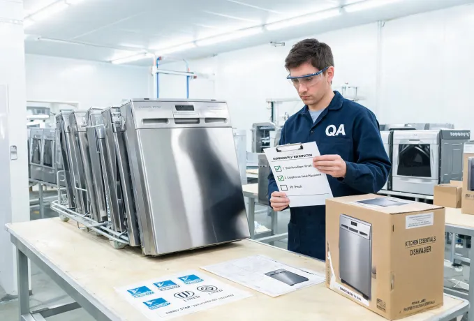 Dishwasher private label pilot inspection